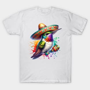 Mexican Fiesta Hummingbird T-Shirt